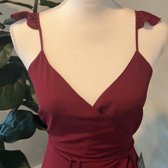 NWT Lulus Wrap Maxi Dress, size XS - Picture 2 of 6